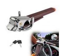 Car Lock Anti-Theft Device, for Land Rover Range Rover Evoque (L538) L551, High Security Steering Wheel Lock, Car Lock Anti-Theft Device, Universal Fit, 2 Keys,A-Red