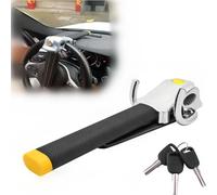 Car Lock Anti-Theft Device, for Toyota Highlander Land Cruiser Prado RAV4 Sequoia Urban Cruiser, High Security Steering Wheel Lock, Car Lock Anti-Theft Device, Universal Fit, 3 Keys,A,B