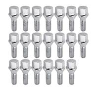 Car Locking Wheel Bolts Compatible With BMW For 3-Series For E90 E91 E92 E93 1975-2012 20x Alloy Car Accessories Wheel Bolt Lug Nut Stud M12x1.5x26 17mm Hex