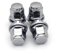 Car Locking Wheel Bolts Compatible With Lexus For RX450h For SUV For Truck Van 2010-2021 4X Car Chrome M12x1.5 Wheel Lug Nuts Carbon Steel Mag Washer Wheel Nut