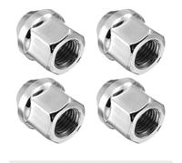 Car Locking Wheel Bolts Compatible With Puma 1997-2002 4/1Pcs Car Chrome Alloy Wheel Nuts & Bolts 19mm Length 21mm Accessories Car Tyre Nut Wheel Studs