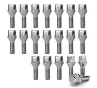 Car Locking Wheel Bolts For BMW For 3-Series For E21 E30 E36 1975-2012 20x Alloy Car Accessories Wheel Bolt Lug Nut Stud M12x1.5x26 17mm Hex Wheel Steel Lug