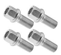 Car Locking Wheel Bolts For VW For Golf For Jetta 4x Car Wheel Bolts Lug Nuts M14x1.5 28mm Thread Radius Wheel Nut OEM:WHT002437 431601139A