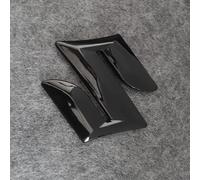 Car Logo Emblem for Suzuki Vitara SX4 Swift Alto, Car Exterior The Sign Car Badge Pattern Not Easy to Fade Emblem Decal Logo Auto Decorative Exterior Accessories,A Black-front logo