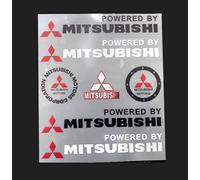 Car Logo Emblem Sticker for Mitsubishi Outlander Pajero ASX Lancer, Stylish Front and Rear Emblem Badge Decoration Auto Exterior Decoration Modified Accessories,A