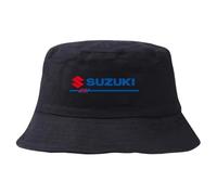 Car Logo Fisherman Hat for Suzuki SX4 S-Cross,Sun Visor Hat Hiking Hats Boonie Hats Sport Hat Hiking Bucket Hat Unisex Travel Hat Racing Cap Team Cap Cotton,Black-B
