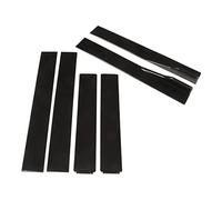 Car Lower Side Skirts, 2.2m Glossy Black Rocker Panel Exterior Lower Side Bottom Line Extensions Splitter Lip Diffusers Flanks and Panels