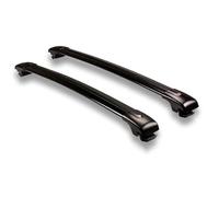 Car luggage rack 2pcs Auto Accessories Roof Rack Aluminum Alloy Side Bar Cross Bar Roof Rack Luggage Rack For Kia For Telluride 2019-2025(Black)