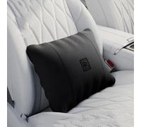 Car Lumbar Support for Rolls-Royce Ghost/Phantom/Cullinan/Spectre, Lumbar Support for Prolonged Sitting, Car Headrest,Black