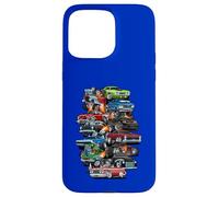 Car Madness! Muscle Cars, Classic Cars and Hotrods Cartoon Case for iPhone 15 Pro Max