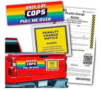 Car Magnet and Fake Parking Ticket (Only Gay Cops Pull Me Over)