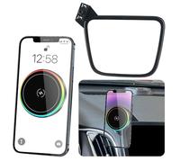 Car Magnetic Phone Mount for Chevrolet Chevy Malibu 2016 2017 2018 2019 2020 2021 2022 2023 2024 2025 Auto Accessories Best Cellphone Holder Fast 15W Wireless Charger Cell Phones Charging Screen Stand