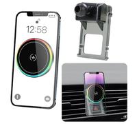 Car Magnetic Phone Mount for Volkswagen VW Golf R/GTI 2015 2016 2017 2018 2019 2020 2021 Auto Interior Accessories Best Cellphone Holder Fast 15W Wireless Charger Cell Phones Charging Screen Stand