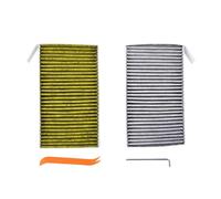 Car Maintenance For Tesla For Model 3 Y Activated Carbon Air Filter Car Air Conditioner Filter Element Replacement Kit With Tools