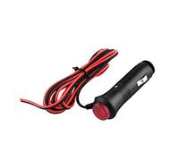Car Male Cigarette Lighter Plug Adapter Outlet Extender, car cigarette lighter extension cable with On Off Switch button decorations