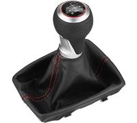 Car Manual Gear Shift Knob for Audi A4 S4 8K A5 8T Q5 8R S-Line 2007-2015 PU Leather Gaiter Boot Cover 6 Speed