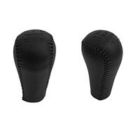 Car Manual Transmission Handles Gear Shift Knob Stick Head Gear Shifter Car Styling Accessories Replacement for Nissan for Patrol GU Y61 (Color : Beige 2Pcs)(Black 2pcs)