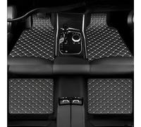 Car Mat Carpet for Opel Astra Adam Combo Corsa Insignia, Non Slip Car Floor Mat Waterproof Carpet Floor Matts Car Accessories,Black+White