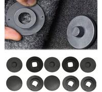 Car Mat Clips for Fiat Doblo Combi MPV Maxi 2010-2022 | Check mat hole size before purchase. Locks car mats firmly to stop sliding and pedal jams for safer driving daily.
