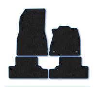 Car Mat Co Alpine A290 (2024+) Car Mats Tailored Fit Blue Trim Accessory Carpet Car Accessories Floor Mats Anti-Slip Front Rear Set