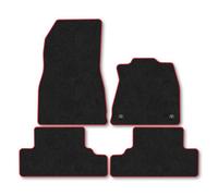 Car Mat Co Alpine A290 (2024+) Premium Car Mats Tufted-Pile Carpet Red Trim Tailored Fit Car Accessories Durable Set