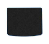 Car Mat Co Carpet Boot Liner Compatible With Porsche Cayenne (2003-2010) Blue Trim Carpet Tailored Fit 550Gsm Protector Boot Mat Anti-Slip