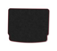 Car Mat Co Carpet Boot Liner Compatible With Porsche Cayenne (2010-2018) Red Trim Carpet Tailored Fit 550Gsm Protector Boot Mat Anti-Slip