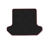 Car Mat Co Carpet Boot Liner Compatible With Toyota Land Cruiser (2003-2010) Red Trim Carpet Tailored Fit 550Gsm Protector Boot Mat