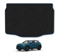 Car Mat Co Fiat 600 (Hybrid) (Lower Boot) (2024+) Boot Liner Tailored Accessory Protector Anti-Slip Durable Pet Friendly Carpet Blue Trim