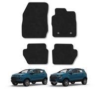 Car Mat Co Ford Ecosport (2014+) Car Mats Black Carpet Tailored Fit Easy Clean With Clips