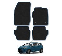 Car Mat Co Ford Fiesta 2008-2011 (Mk6) Car Mats Blue Trim Carpet Tailored Fit Easy Clean