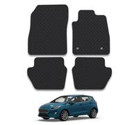 Car Mat Co Ford Fiesta (2017+) Rubber Car Mats Heavy-Duty Tailored Fit Waterproof Durable