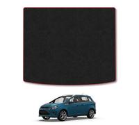 Car Mat Co Ford Grand C-Max (7 Seats) (2010-2019) Boot Liner Tailored Accessory Protector Anti-Slip Durable Pet Friendly Carpet Red Trim