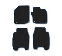 Car Mat Co Honda Civic (2013-2015) (1.6 Diesel) Premium Car Mats Tufted-Pile Carpet Blue Trim Tailored Fit Car Accessories Durable Set