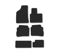 Car Mat Co Hyundai Santa Fe (2009-2012) (7 Seat) Rubber Car Mats Heavy-Duty Tailored Fit