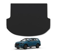 Car Mat Co Hyundai Santa Fe (Swb) (2012-2018) Heavy-Duty Rubber Boot Mat Tailored Accessory Protector Durable 5mm Thick Waterproof