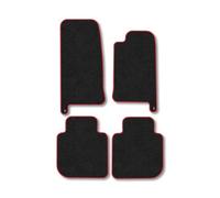 Car Mat Co Jaguar Xj 1994-2004 (Lwb) Car Mats Red Trim Carpet Tailored Easy Clean Clips