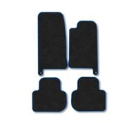 Car Mat Co Jaguar Xj (1994-2004) (Swb) Premium Car Mats Tufted-Pile Carpet Blue Trim Tailored Fit Car Accessories Durable Set
