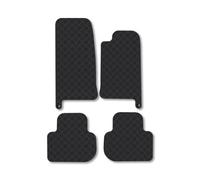 Car Mat Co Jaguar Xj (1994-2004) (Swb) Rubber Car Mats Heavy-Duty Tailored Fit With Clips