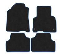 Car Mat Co Kia Soul (2019+) (Ev) Premium Car Mats Tufted-Pile Carpet Blue Trim Tailored Fit Car Accessories Durable Set