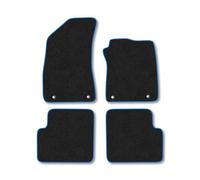 Car Mat Co Mg Zs (2017-2022) (Auto) 30Cm Space Between Floor Fixings Car Mats Tailored Fit Blue Trim Accessory Carpet Floor Mats Anti-Slip