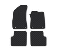 Car Mat Co Mg Zs (2017-2022) (Auto) 30Cm Space Between Floor Fixings Heavy-Duty Rubber Car Mats Tailored 5mm Thick Waterproof Non-Slip