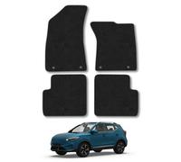 Car Mat Co Mg Zs (2017-2022) (Manual) 30Cm Space Between Floor Fixings Car Mats Tailored Fit Grey Trim Accessory Carpet Floor Mats Anti-Slip