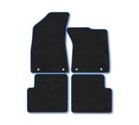 Car Mat Co Mg Zs (2022-2024) (Manual) 29.2Cm Space Between Floor Fixings Car Mats Tailored Fit Blue Trim Accessory Carpet Floor Mats