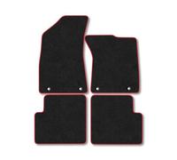 Car Mat Co Mg Zs (2022-2024) (Manual) 29.2Cm Space Between Floor Fixings Car Mats Tailored Fit Red Trim Accessory Carpet Floor Mats