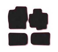 Car Mat Co Mitsubishi Colt 2004-2009 Car Mats Red Trim Carpet Tailored Easy Clean Clips