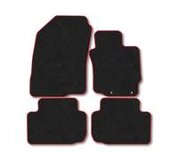 Car Mat Co Mitsubishi Eclipse (2017+) (Automatic) Premium Car Mats Tufted-Pile Carpet Red Trim Tailored Fit Car Accessories Durable Set