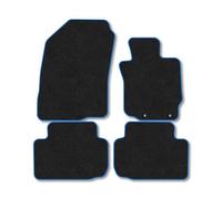 Car Mat Co Mitsubishi Eclipse (2017+) (Manual) Premium Car Mats Tufted-Pile Carpet Blue Trim Tailored Fit Car Accessories Durable Set