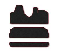 Car Mat Co Peugeot Expert Teepee (2007-2016) Van Mats Accessories Tailored Fit Carpet Car Floor Mats Non Slip Red Trim Accessory Durable