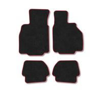 Car Mat Co Porsche 996 1998-2004 Car Mats Red Trim Carpet Tailored Easy Clean Clips